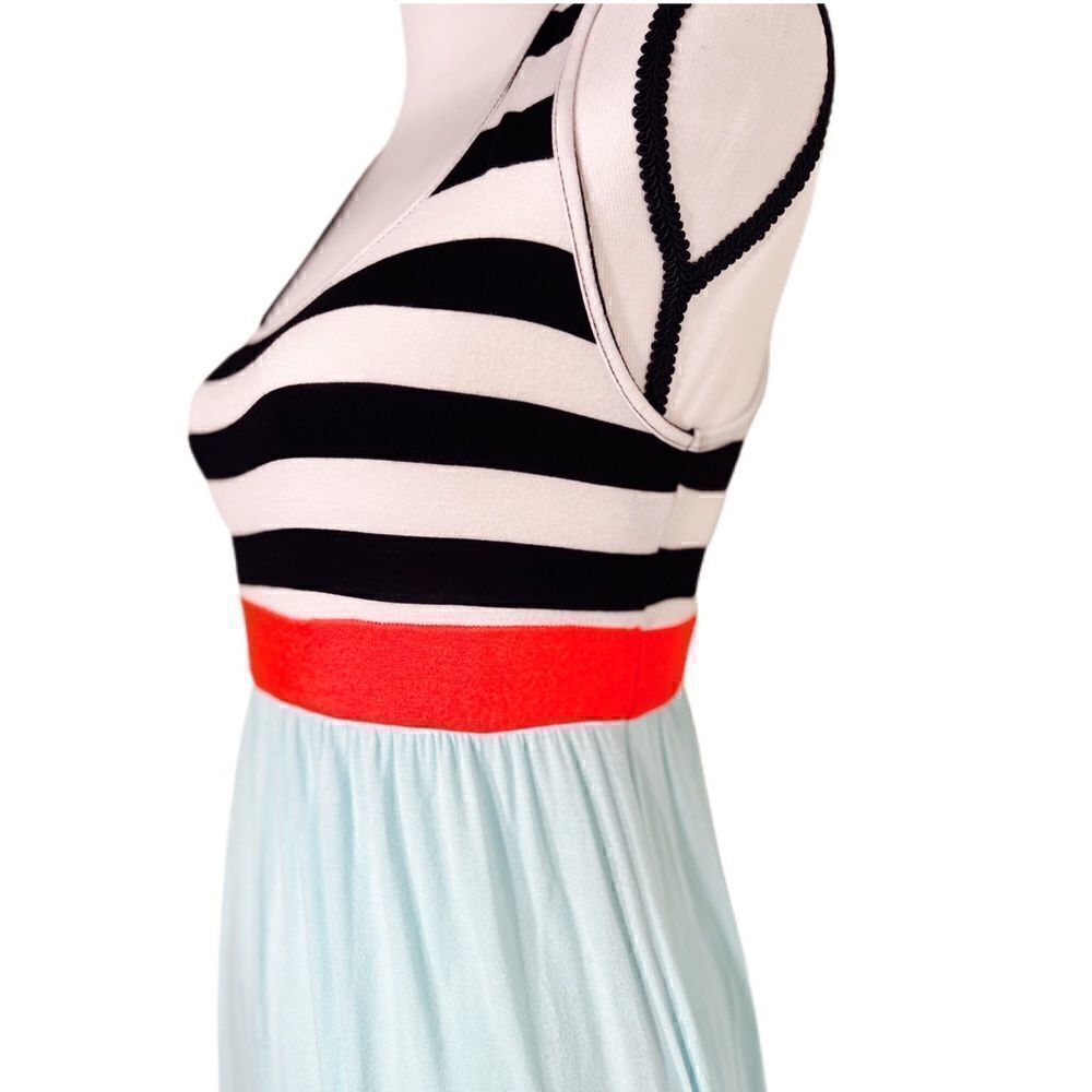 Color Block Pocket Maxi Dress NWOT - Picture 3 of 8